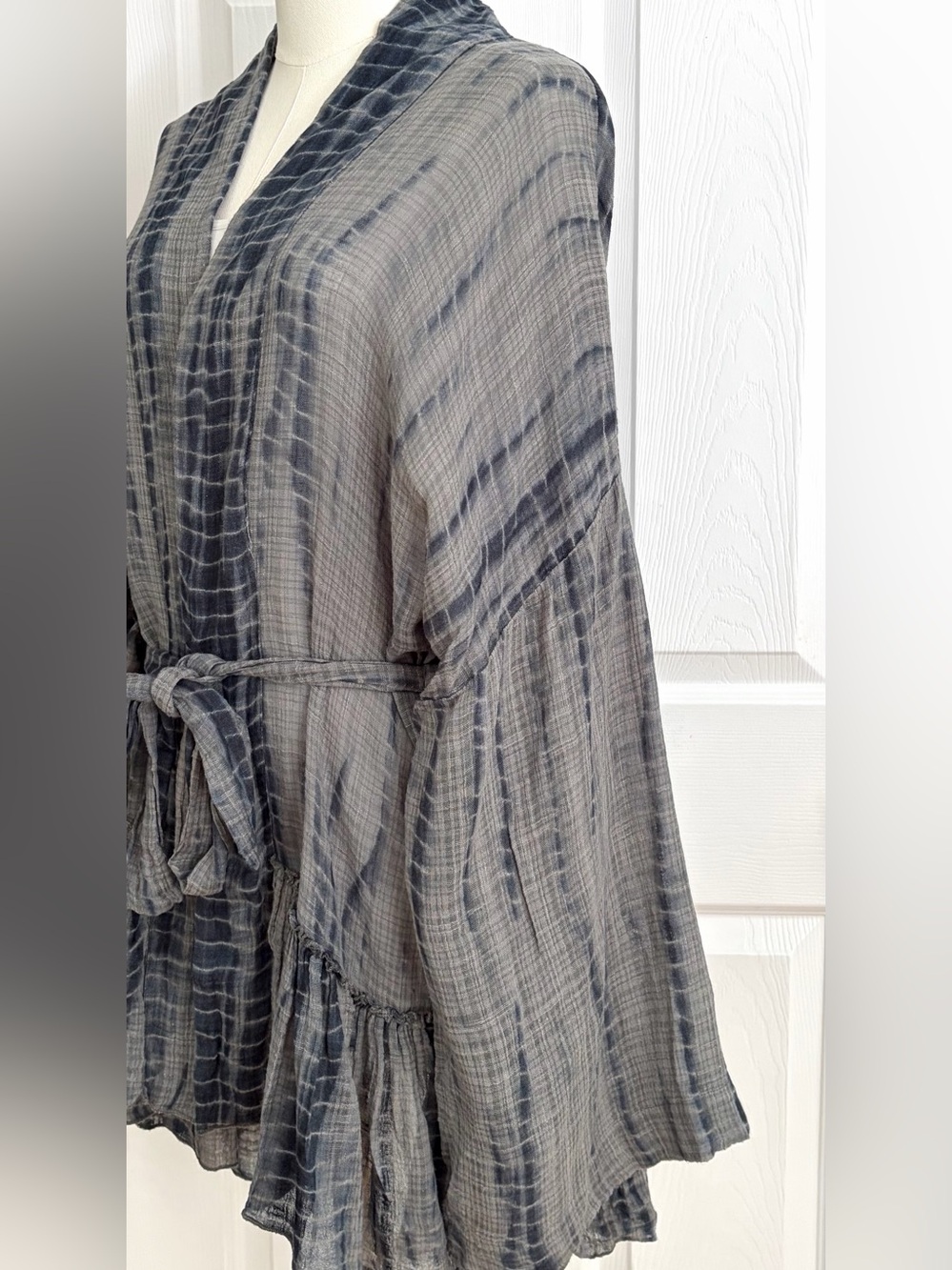 Free People One Sasha Tie Dye Kimono Size M/L - Picture 4 of 5